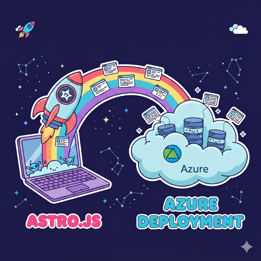 Deploying My Astro Static Site with Azure